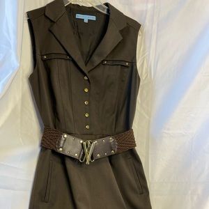 Antonio Melani sleeveless belted dress